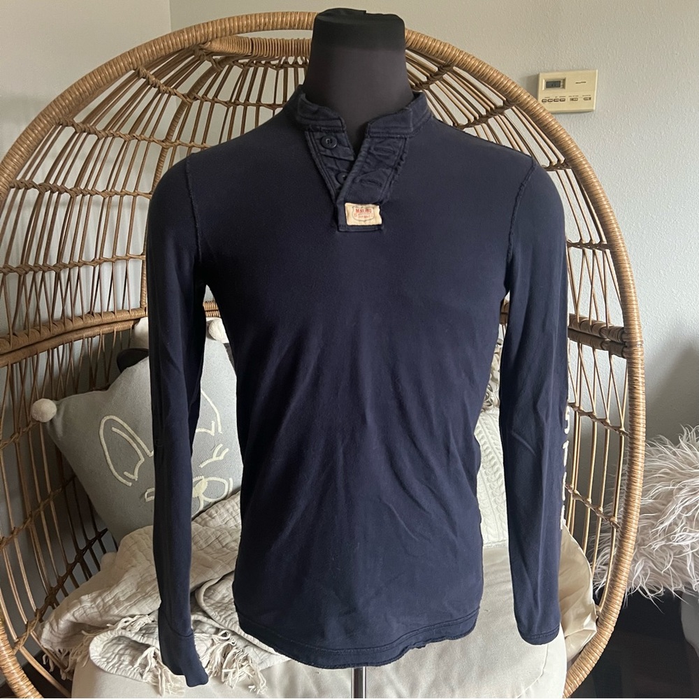 Men’s Hollister Long Sleeve Henley Shirt